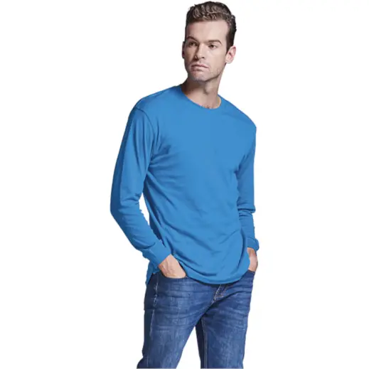 170g Long Sleeve T-Shirt 100 Cotton Model